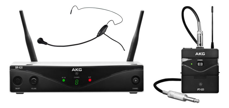 AKG WMS420 Set Band M inkl. HS-65 EA Headset