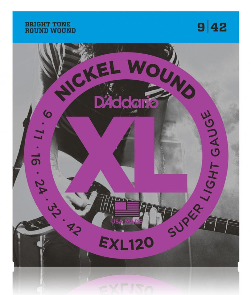 D'Addario EXL120 Super Light