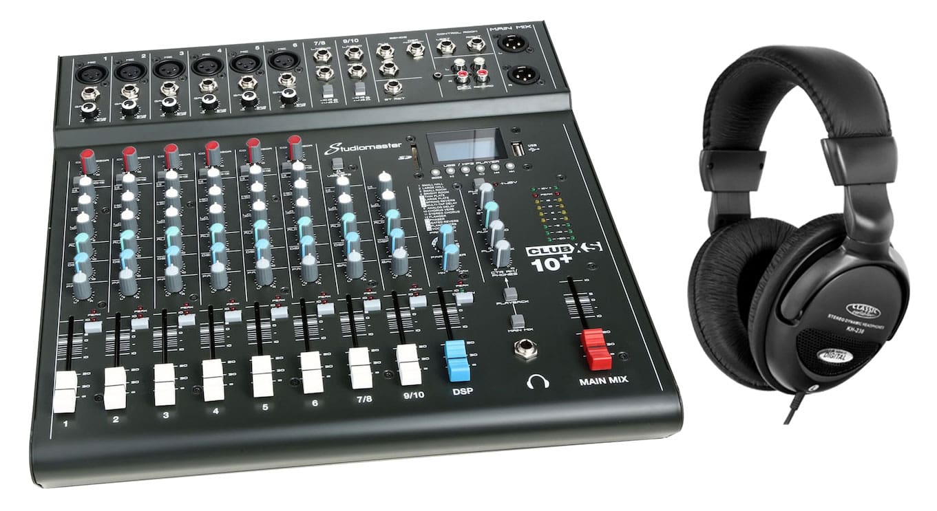 Studiomaster Club XS 10+ Mischpult Set