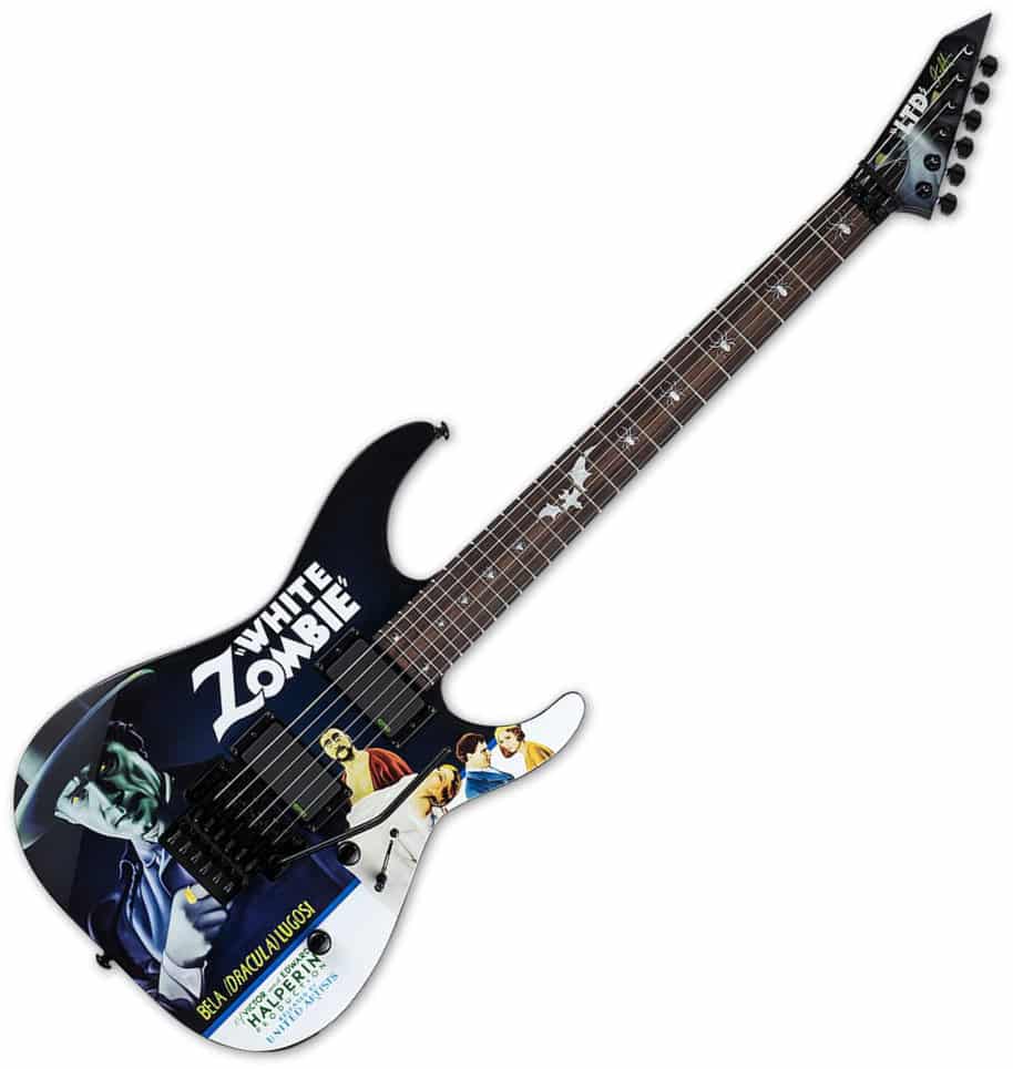 ESP LTD KH-WZ Kirk Hammett Signature White Zombie