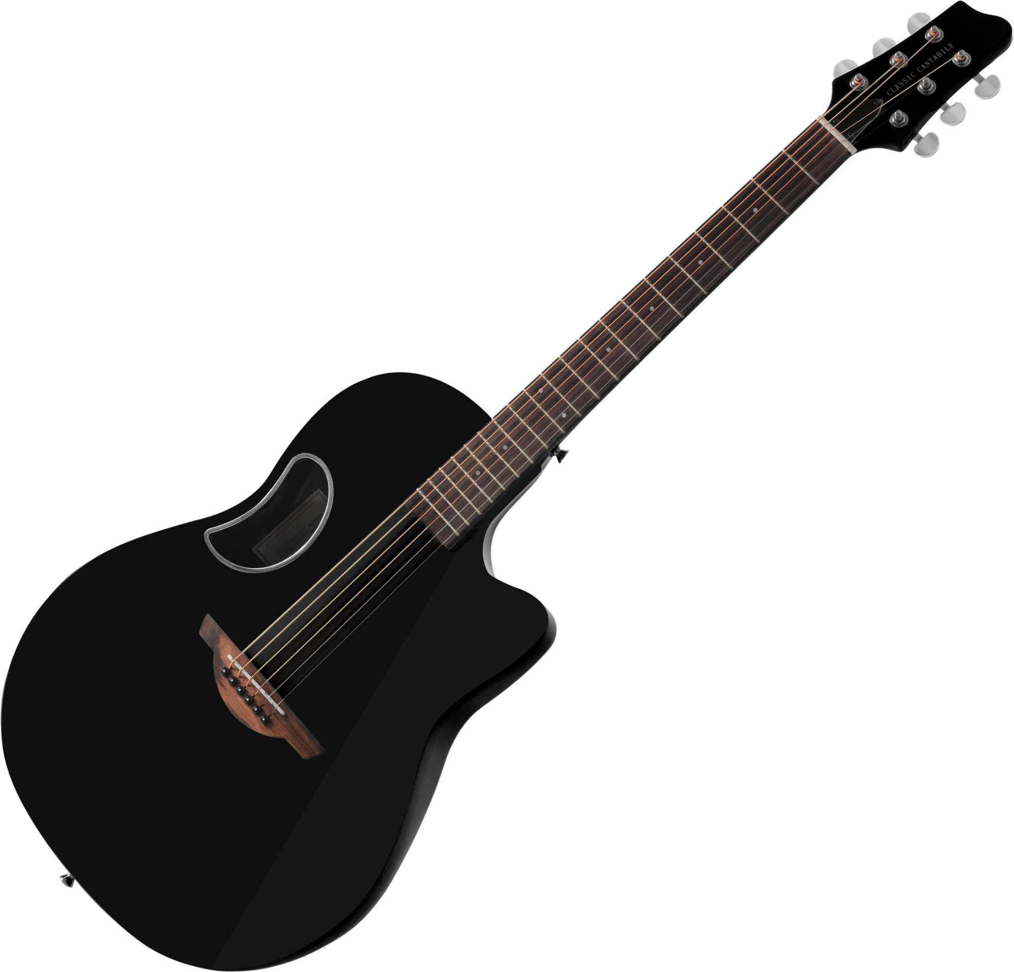 Classic Cantabile CS-100BK Westerngitarre Schwarz