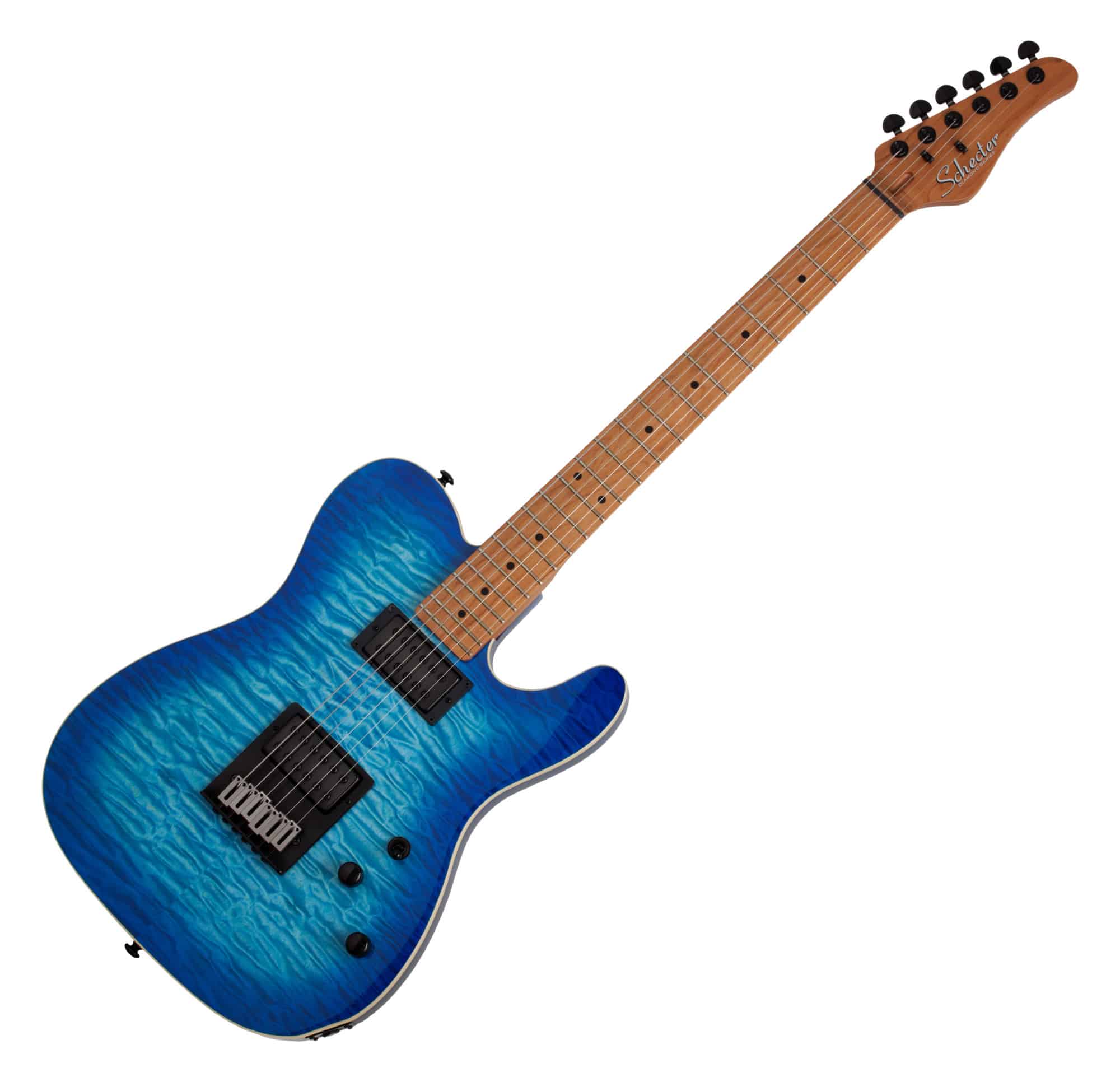 Schecter PT Pro Trans Blue Burst  - 1A Showroom Modell (Zustand: wie neu, in OVP)