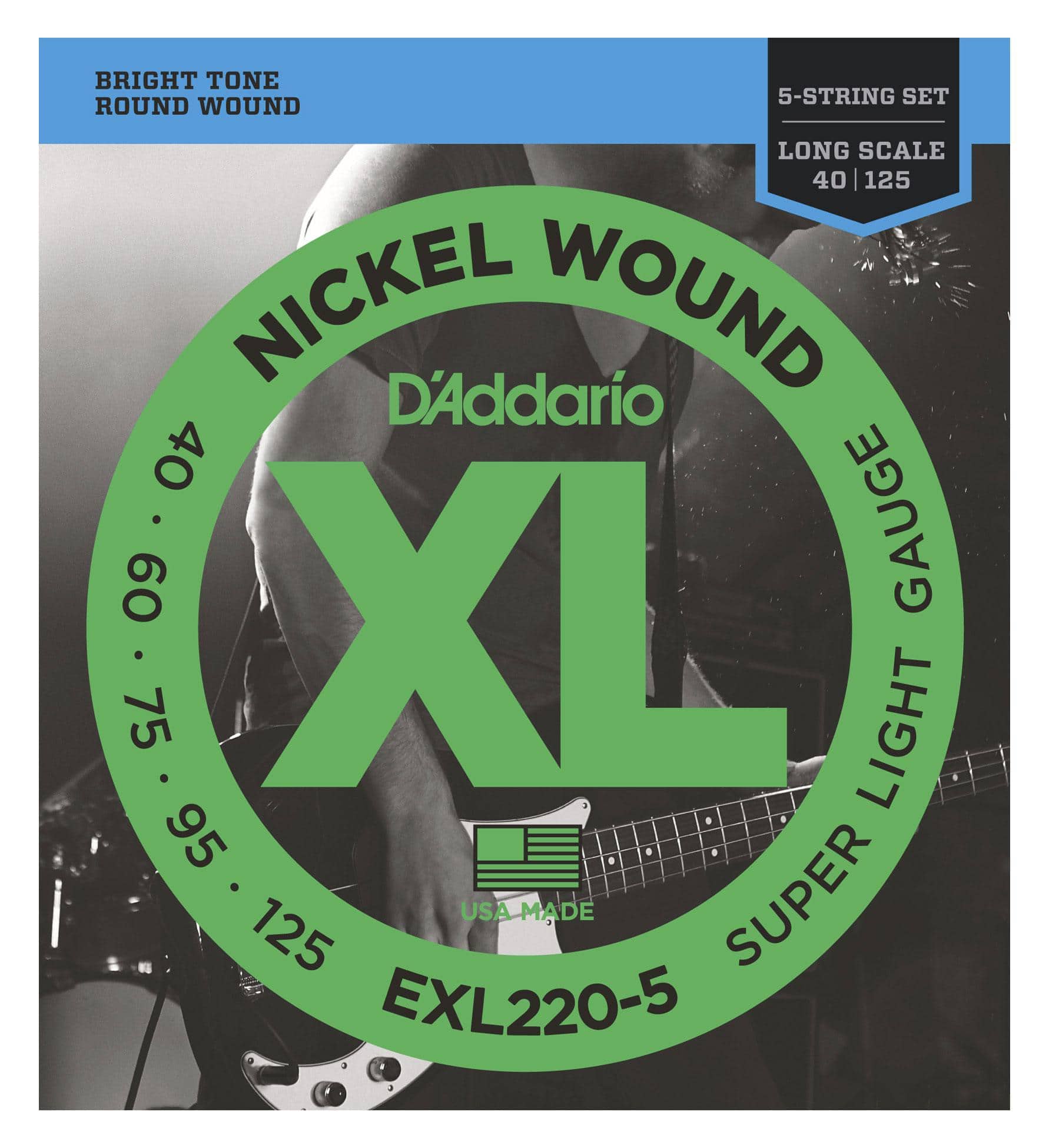 D'Addario EXL220-5 Super Soft 5-string