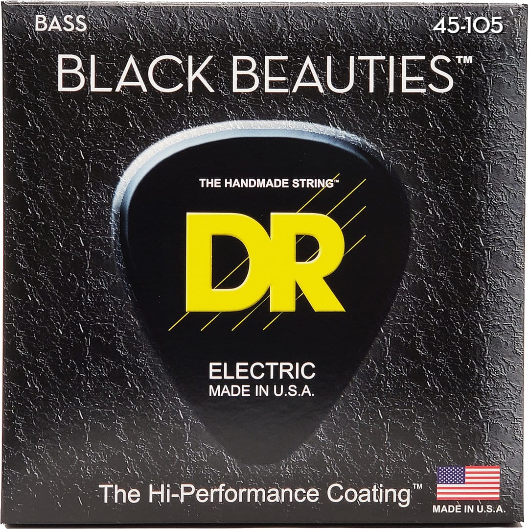 DR Strings Black Beauties Bass BKB-45 Medium 45-105