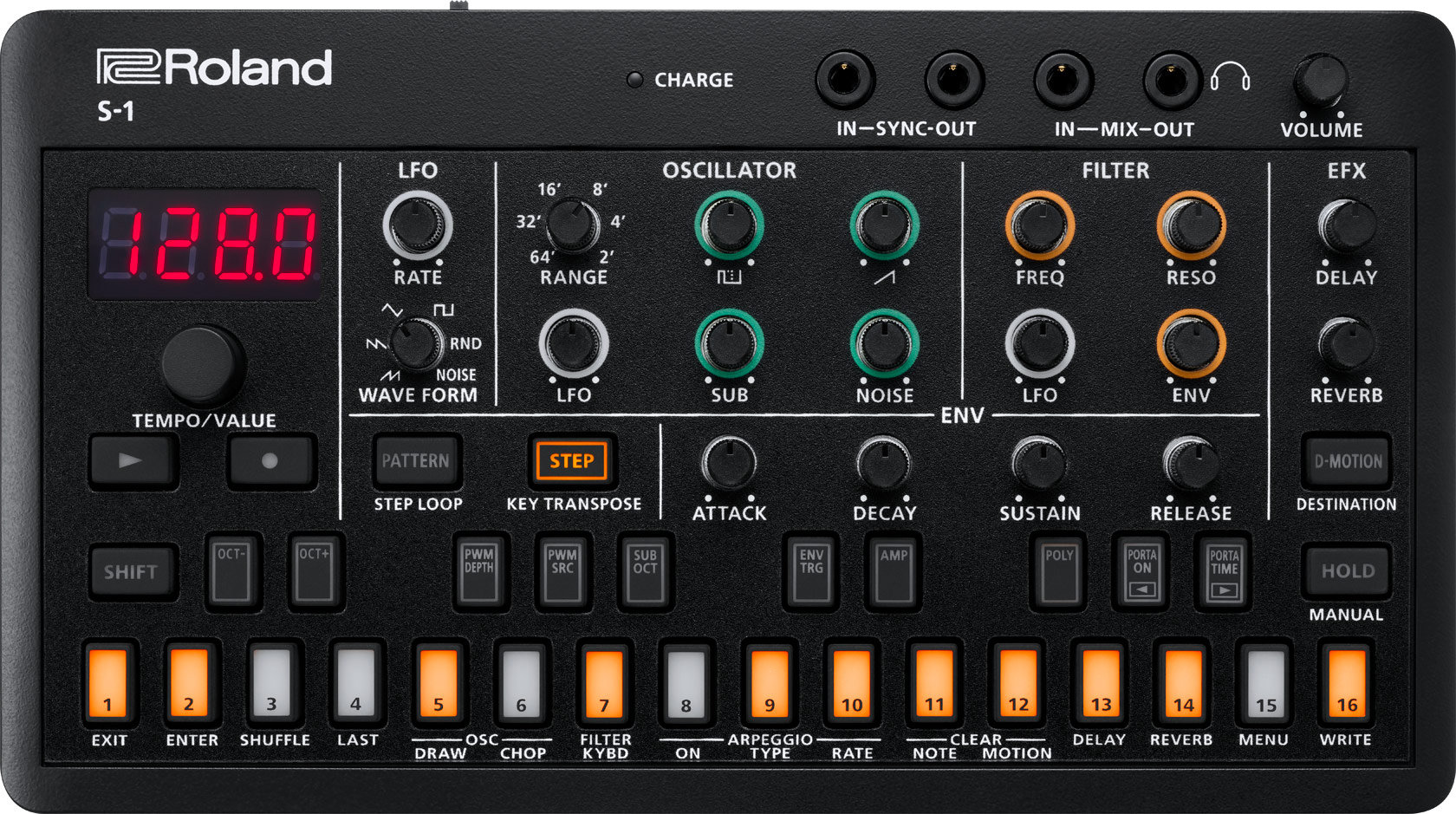 Roland S-1 Aira Compact Tweak Synth  - Retoure (Zustand: sehr gut)