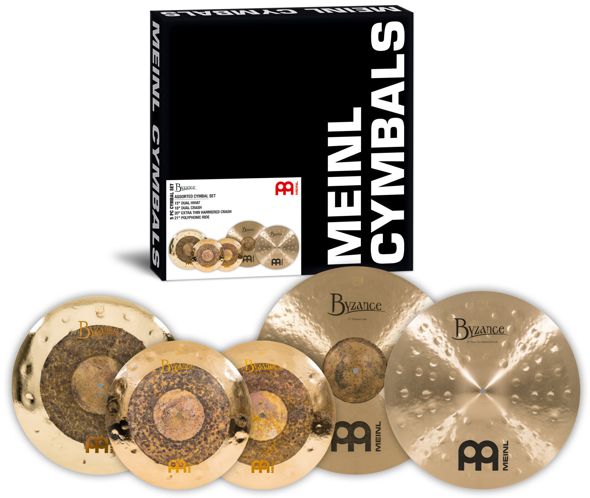 Meinl Byzance Assorted Cymbal Set