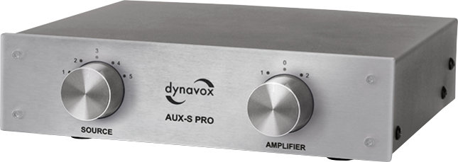 Dynavox AUXS-S Pro Eingangsumschalter silber