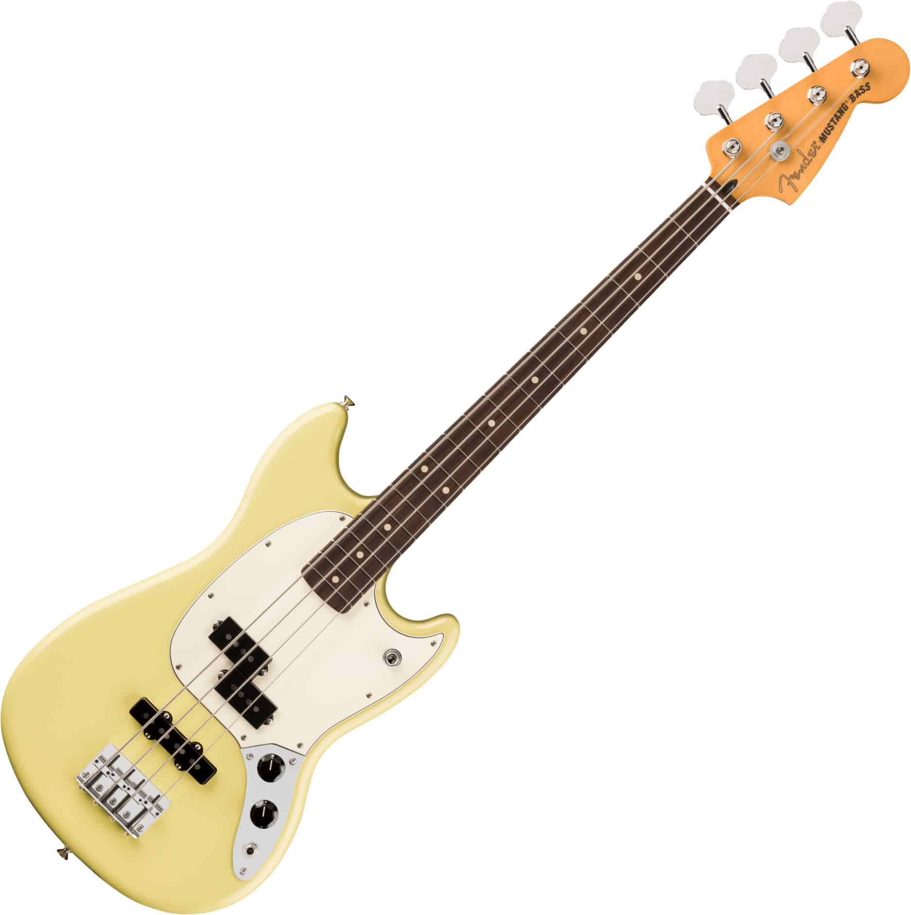 Fender Player II Mustang Bass PJ RW Hialeah Yellow  - Retoure (Zustand: sehr gut)