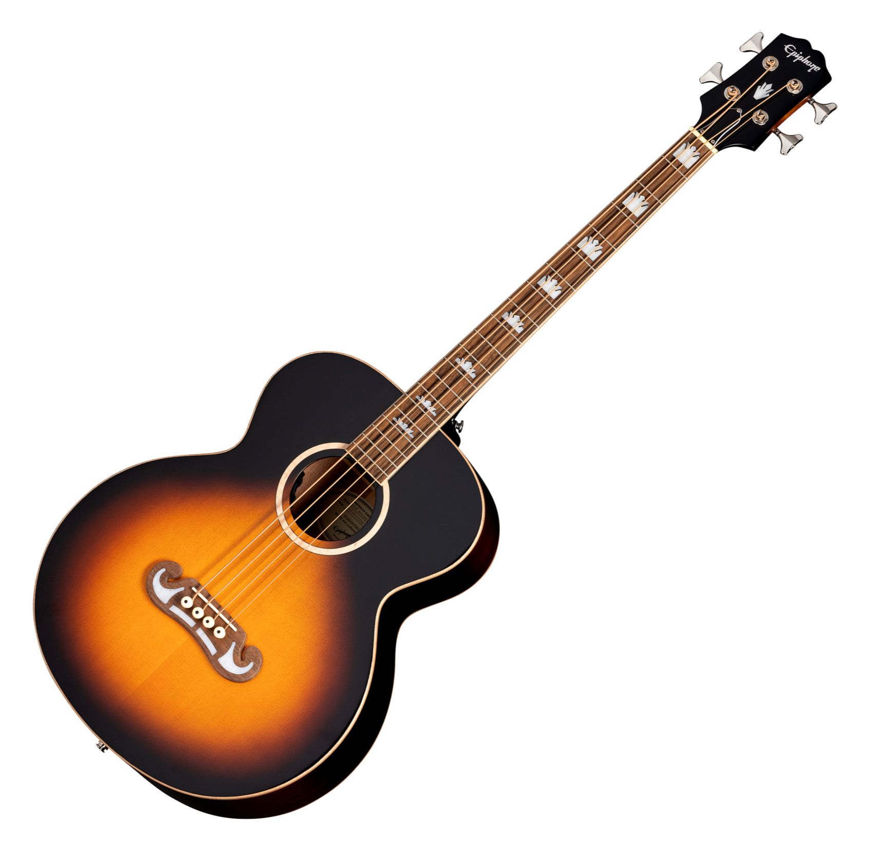 Epiphone El Capitan J-200 Studio Bass Aged Vintage Sunburst  - 1A Showroom Modell (Zustand: wie neu, in OVP)