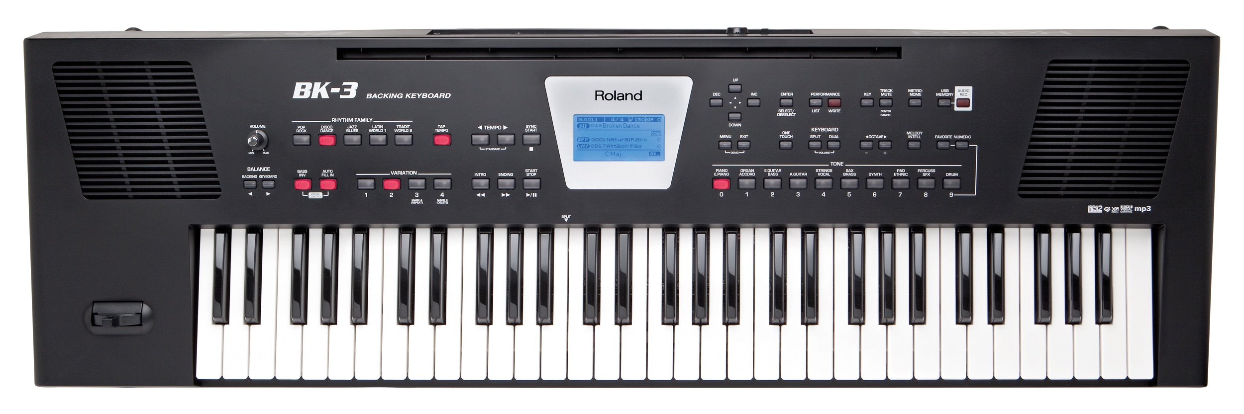 Roland BK-3 BK Keyboard Schwarz