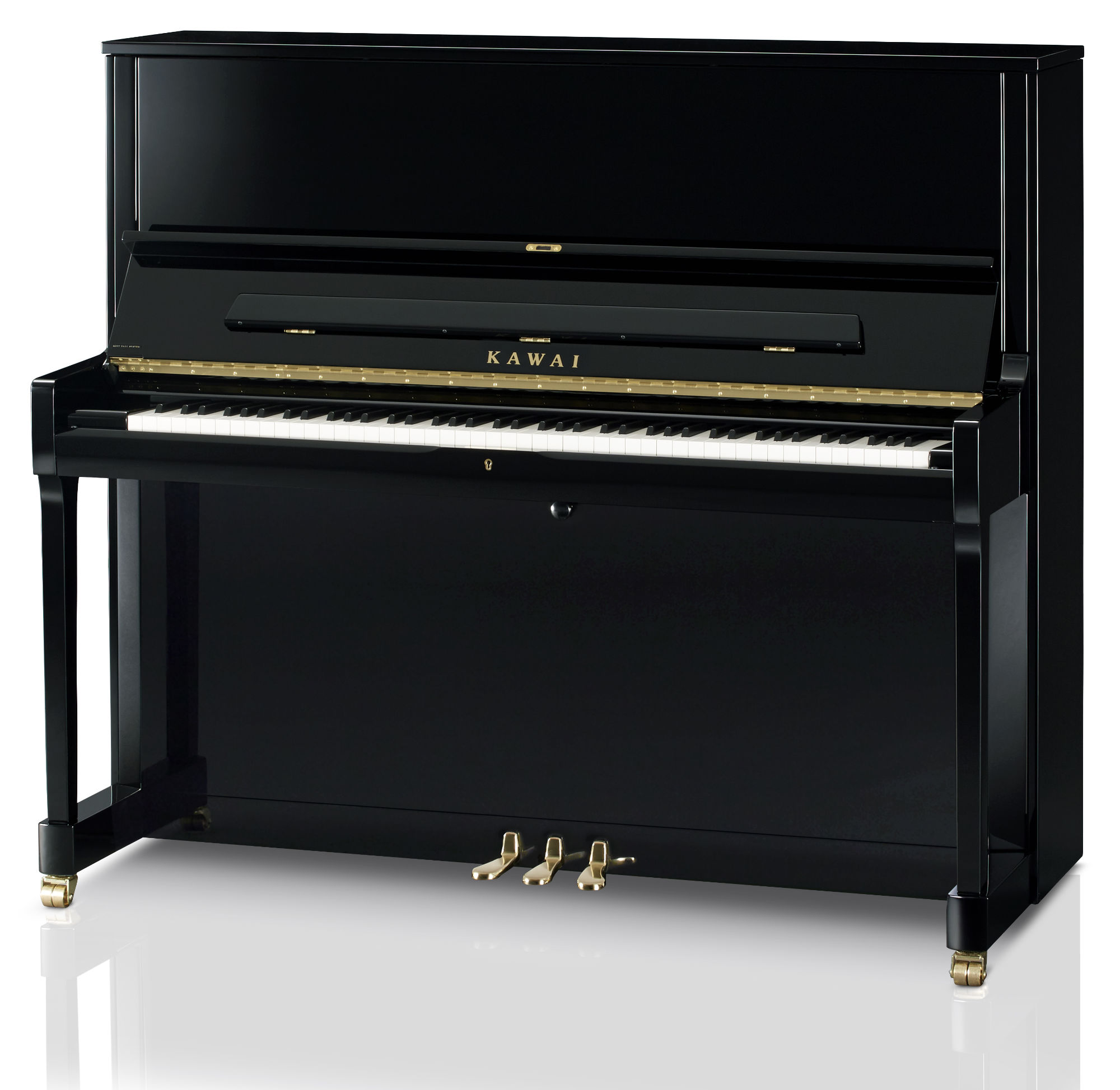 Kawai K-500 E/P Klavier Schwarz Hochglanz  - 1A Showroom Modell (Zustand: wie neu, in OVP)