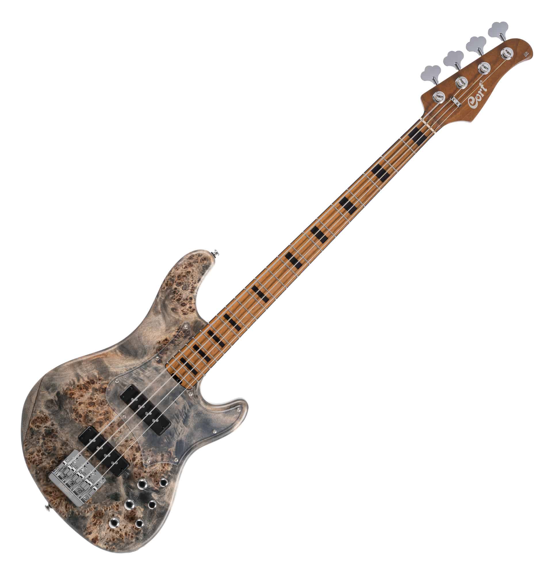 Cort GB Modern 4 E-Bass Open Pore Charcoal Gray