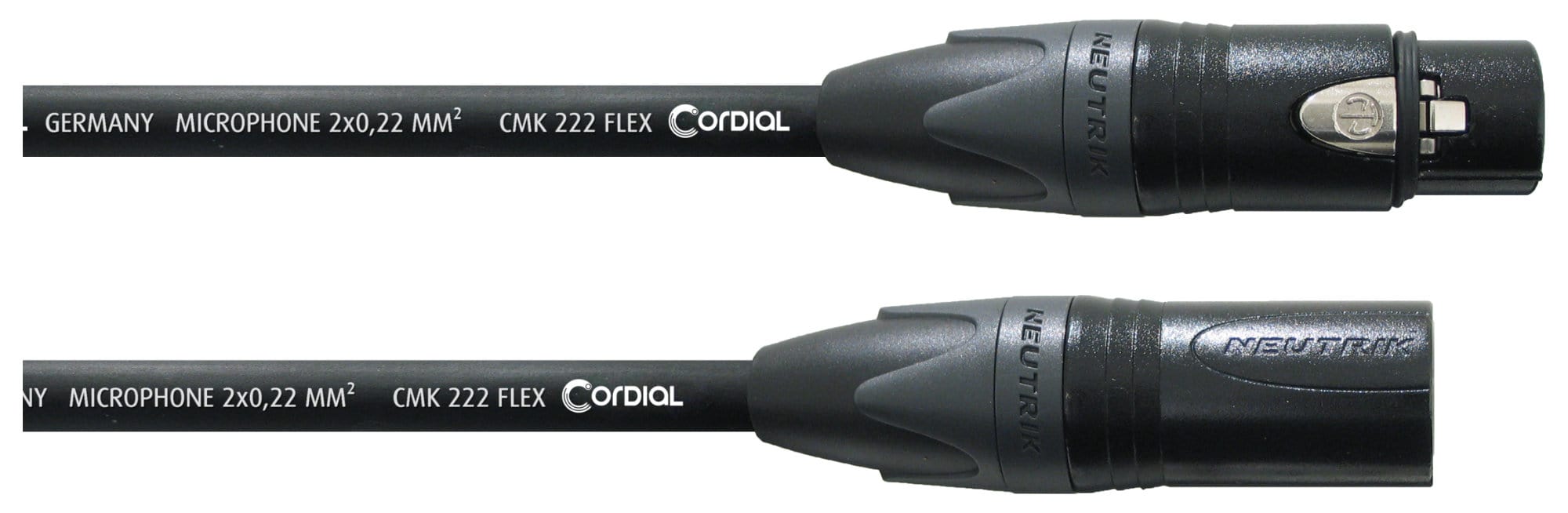 Cordial CPM 3 FM-Flex XLR Kabel 3 m Schwarz