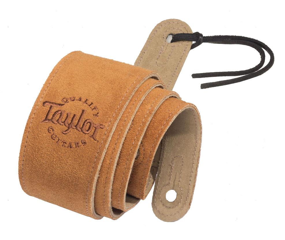 Taylor Suede Logo Strap Honey