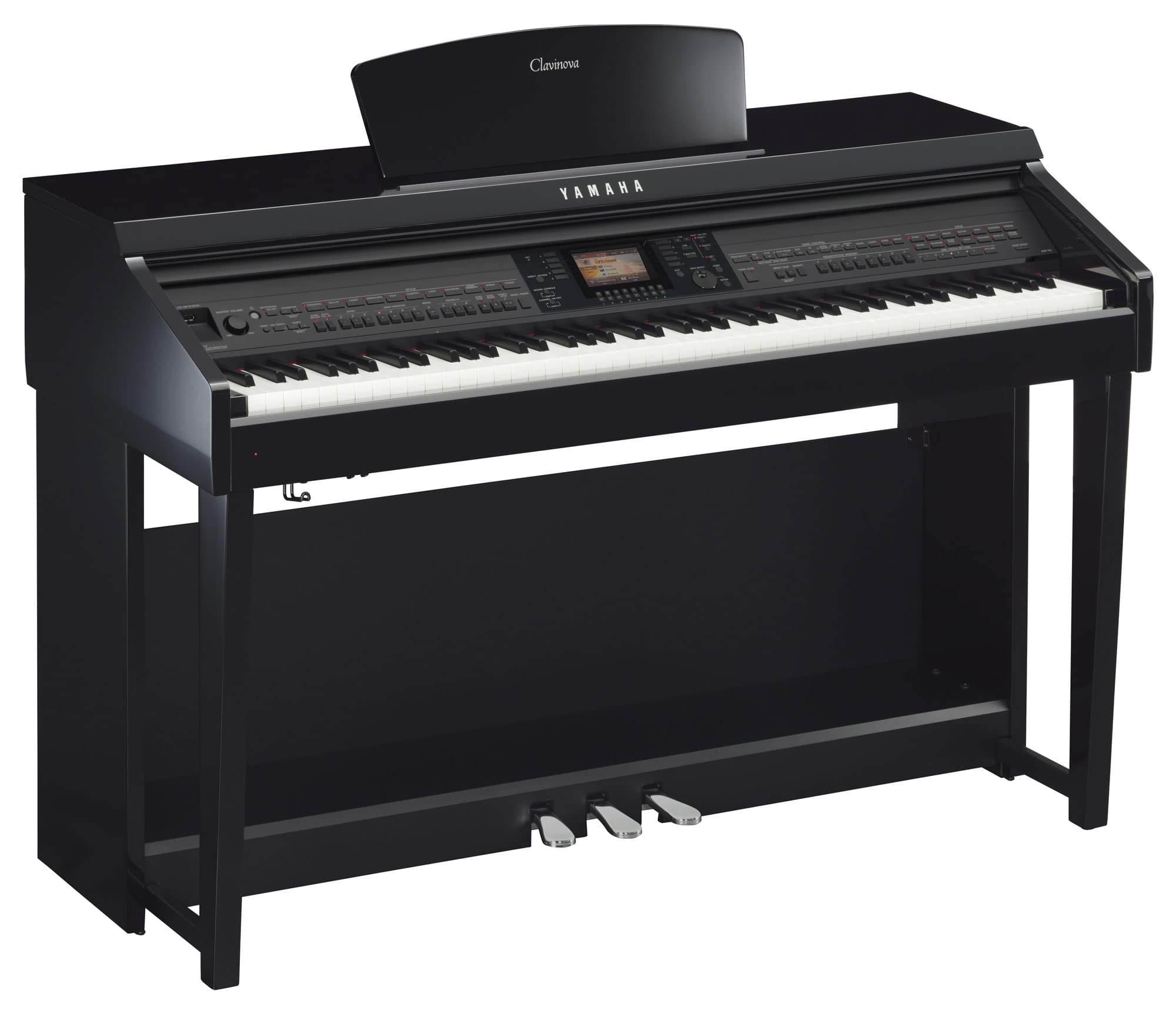 Yamaha CVP-701 PE Clavinova Digitalpiano Schwarz Hochglanz  - 1A Showroom Modell (Zustand: wie neu, in OVP)