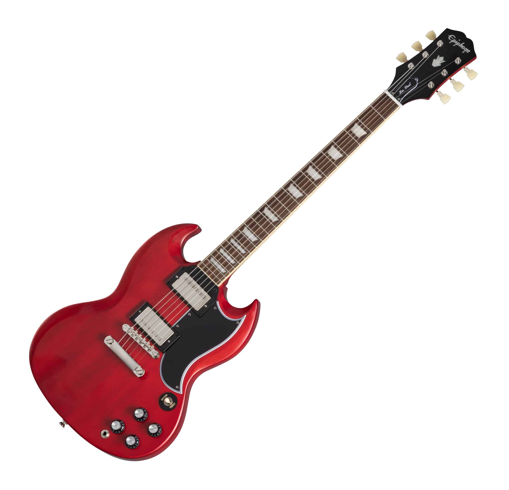 Epiphone 1961 Les Paul SG Standard Aged Sixties Cherry  - 1A Showroom Modell (Zustand: wie neu, in OVP)