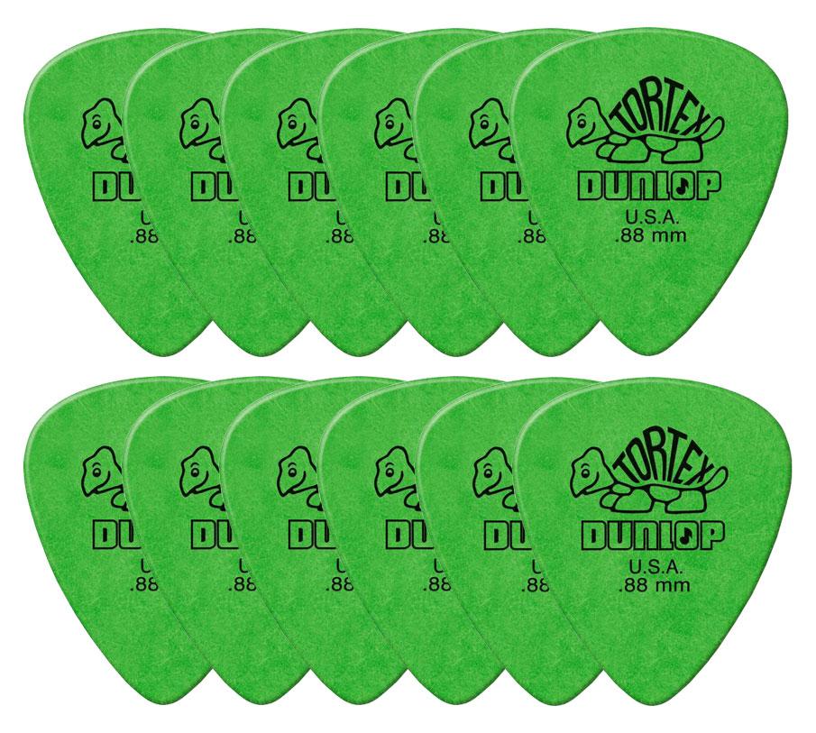 Dunlop Tortex Standard Picks 0,88 mm 12er Player's Pack