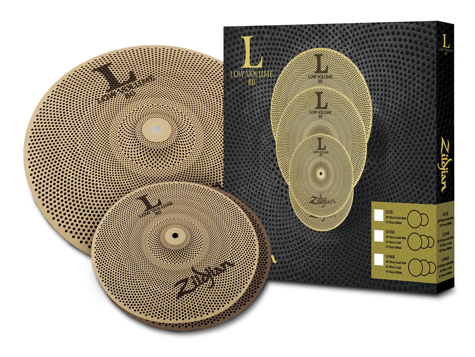 Zildjian LV38 L80 Low Volume Beckenset