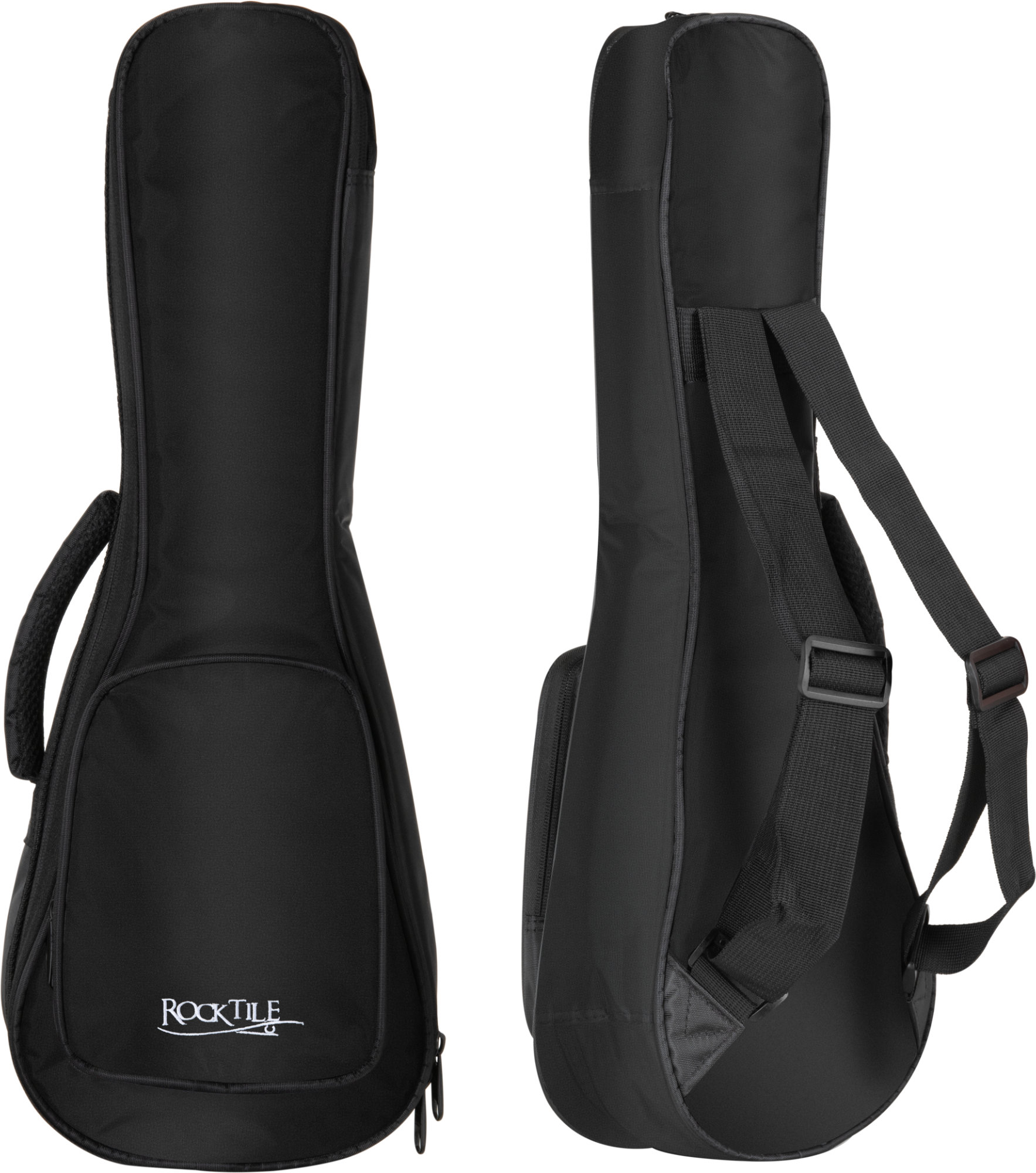 Rocktile Tasche für Sopran-Ukulele Schwarz