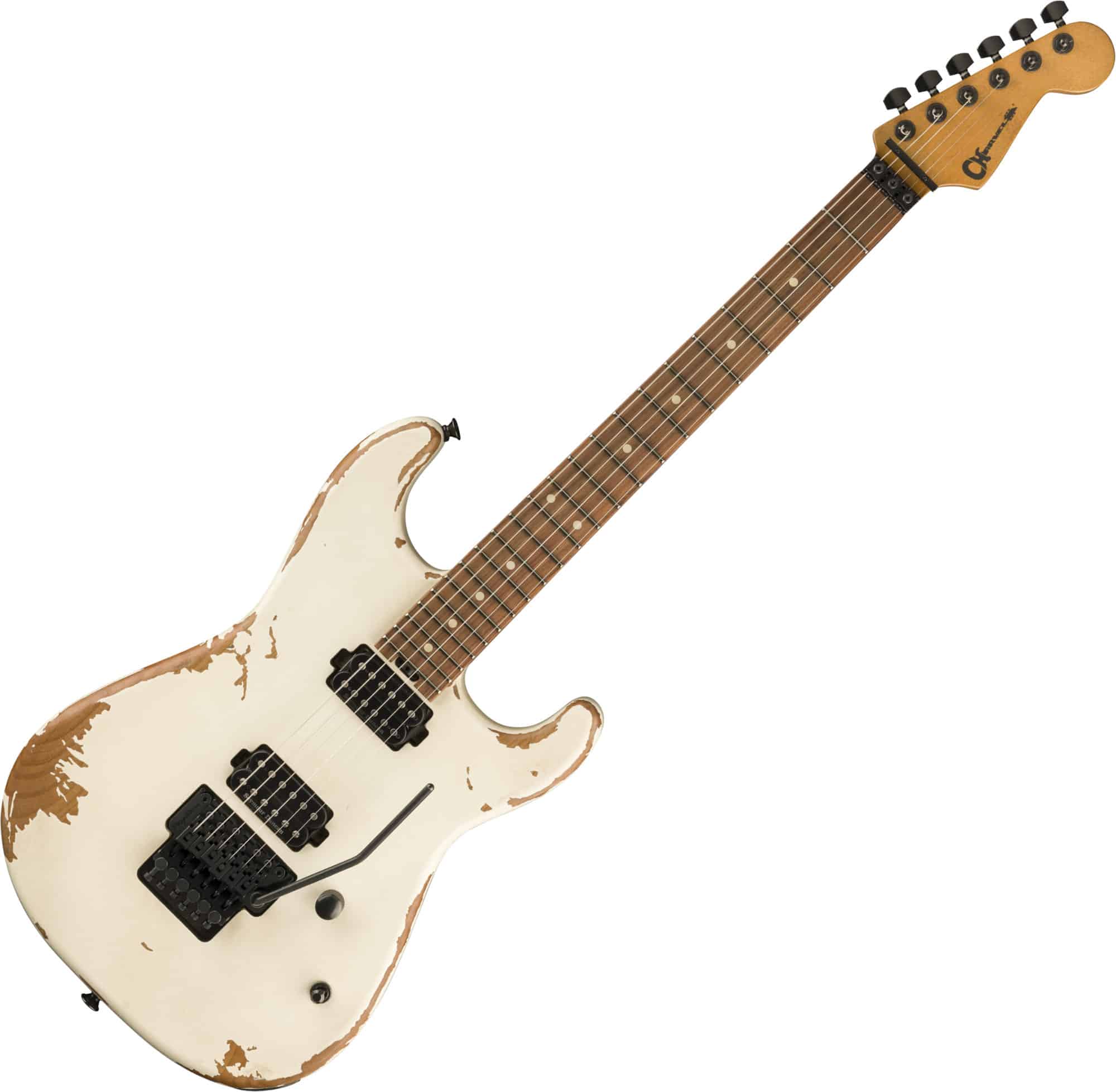 Charvel Pro-Mod Relic San Dimas Style 1 HH FR E Weathered White