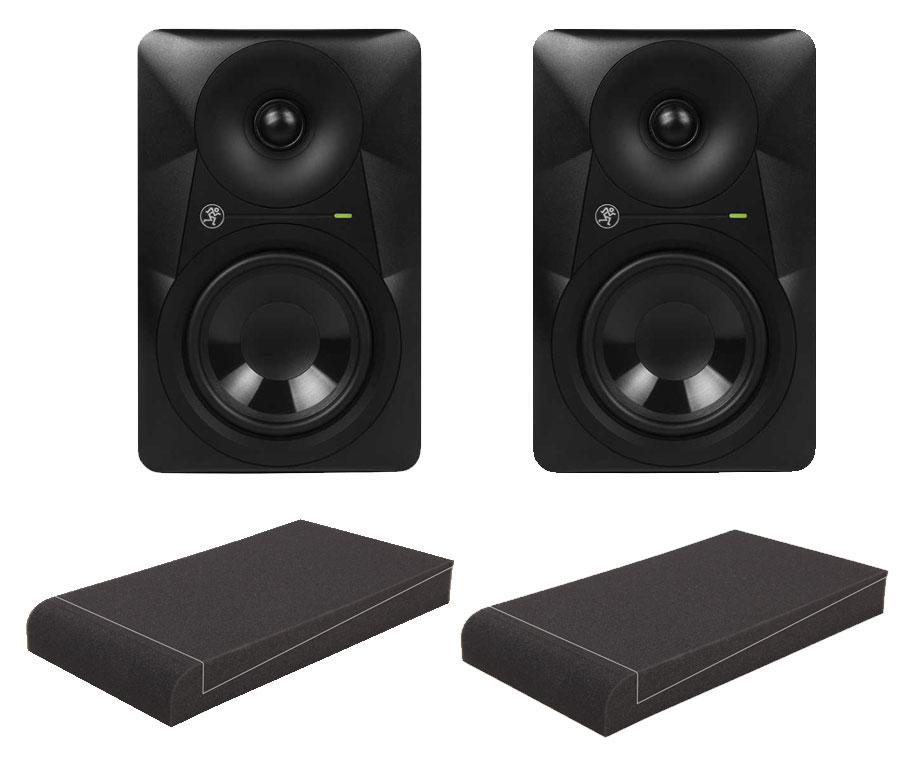 Mackie MR524 Aktive Studio Monitore Set mit 5" Absorberplatten