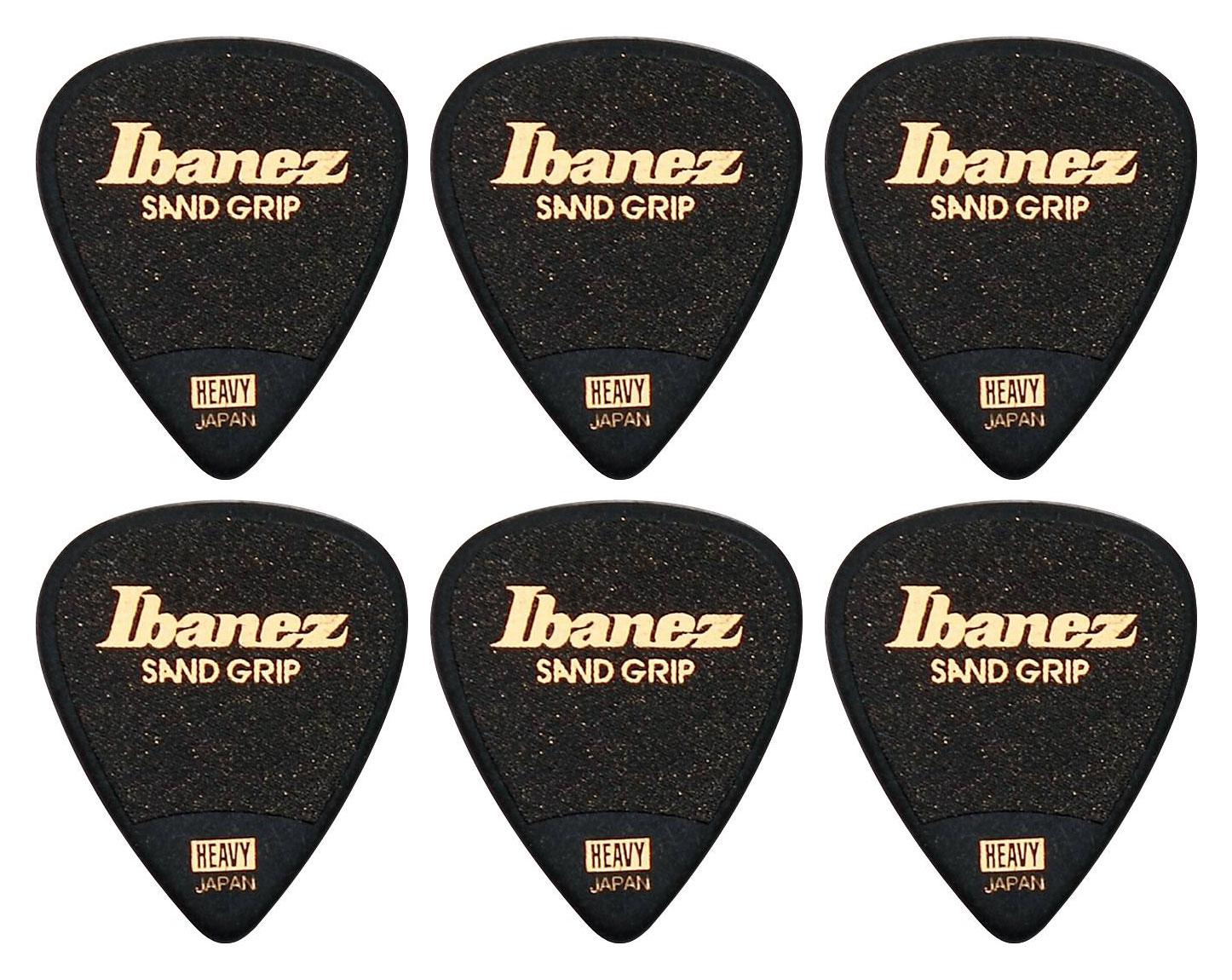 Ibanez PA14HSG-BK Picks Wizard Sand Heavy - 6er Pack