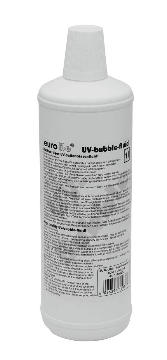 Eurolite UV-Seifenblasenfluid 1L Rot