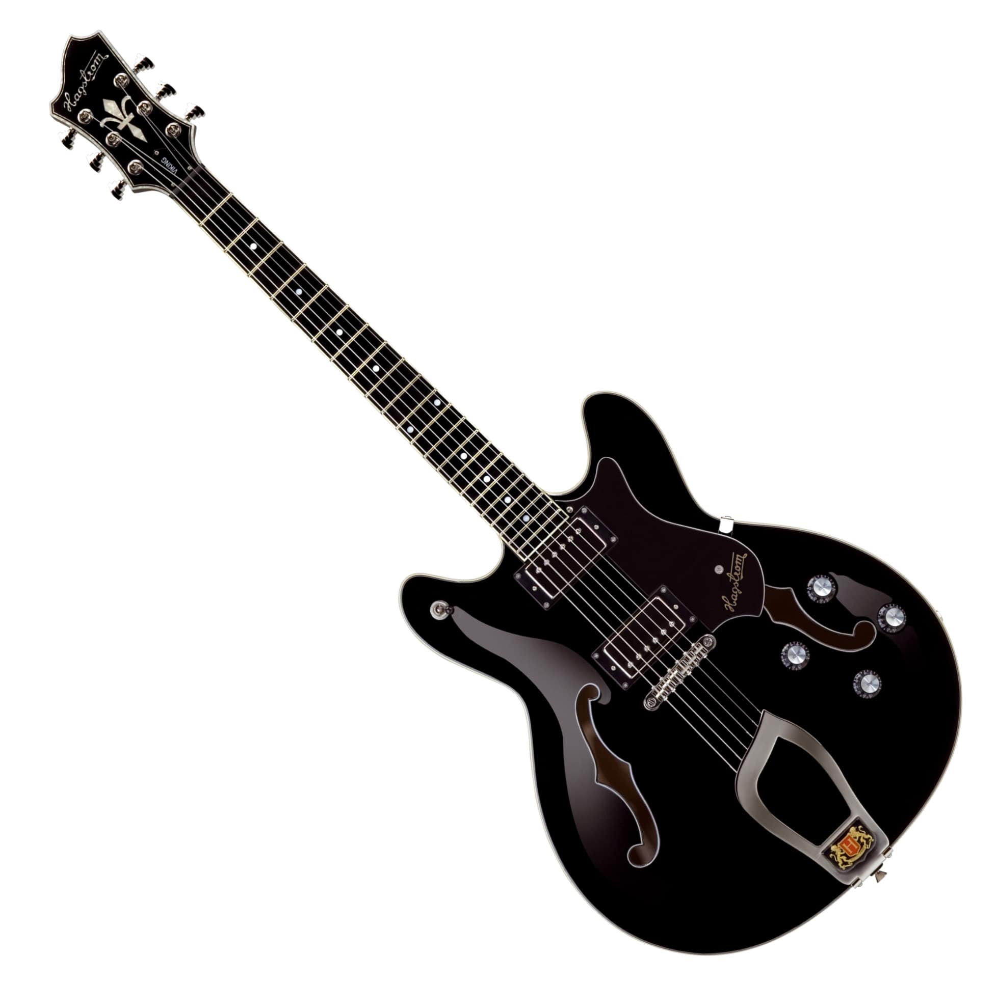 Hagstrom Viking Black Gloss Linkshänder  - Retoure (Zustand: sehr gut)