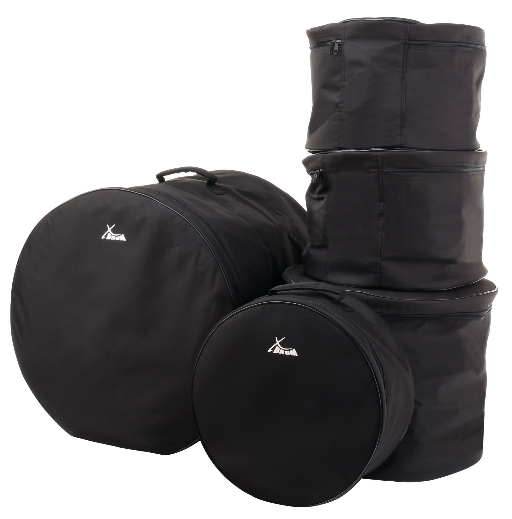 XDrum Schlagzeugtaschen-Set, Standard Größen: 22",16",13",12" und 14,5"  - Aussteller (Zustand: sehr gut)