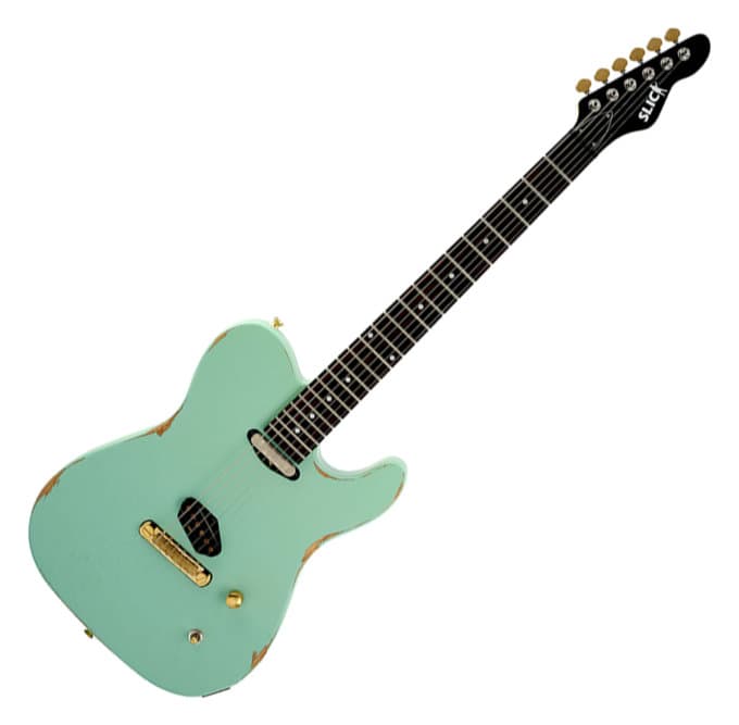 Slick SL50 SG E-Gitarre Surf Green  - Retoure (Zustand: sehr gut)