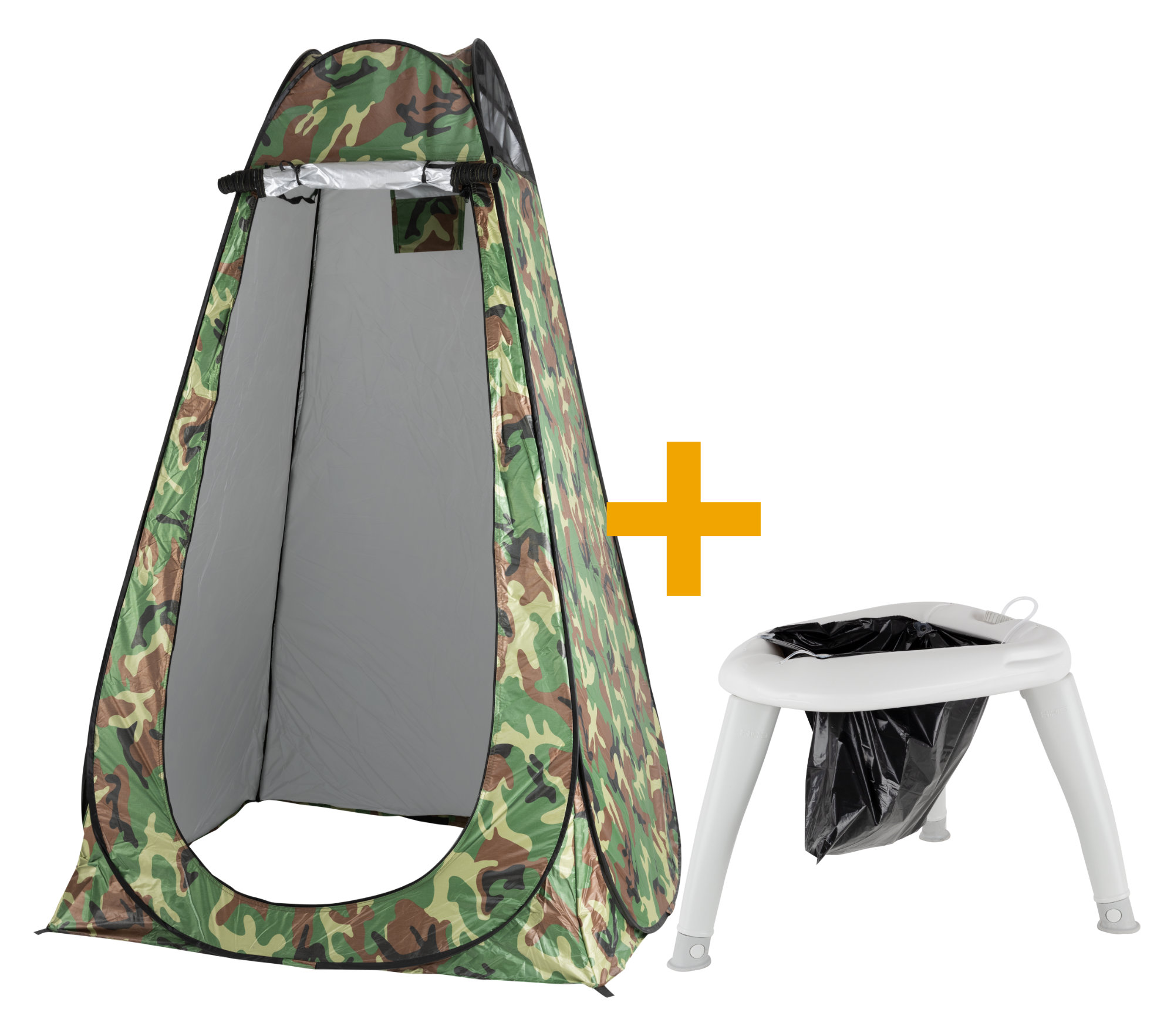 Stagecaptain Quixie Camouflage Privacy Toilet Set