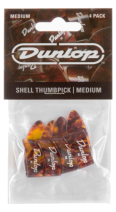 Dunlop 9022P Shell Daumenpicks medium 4-er Pack