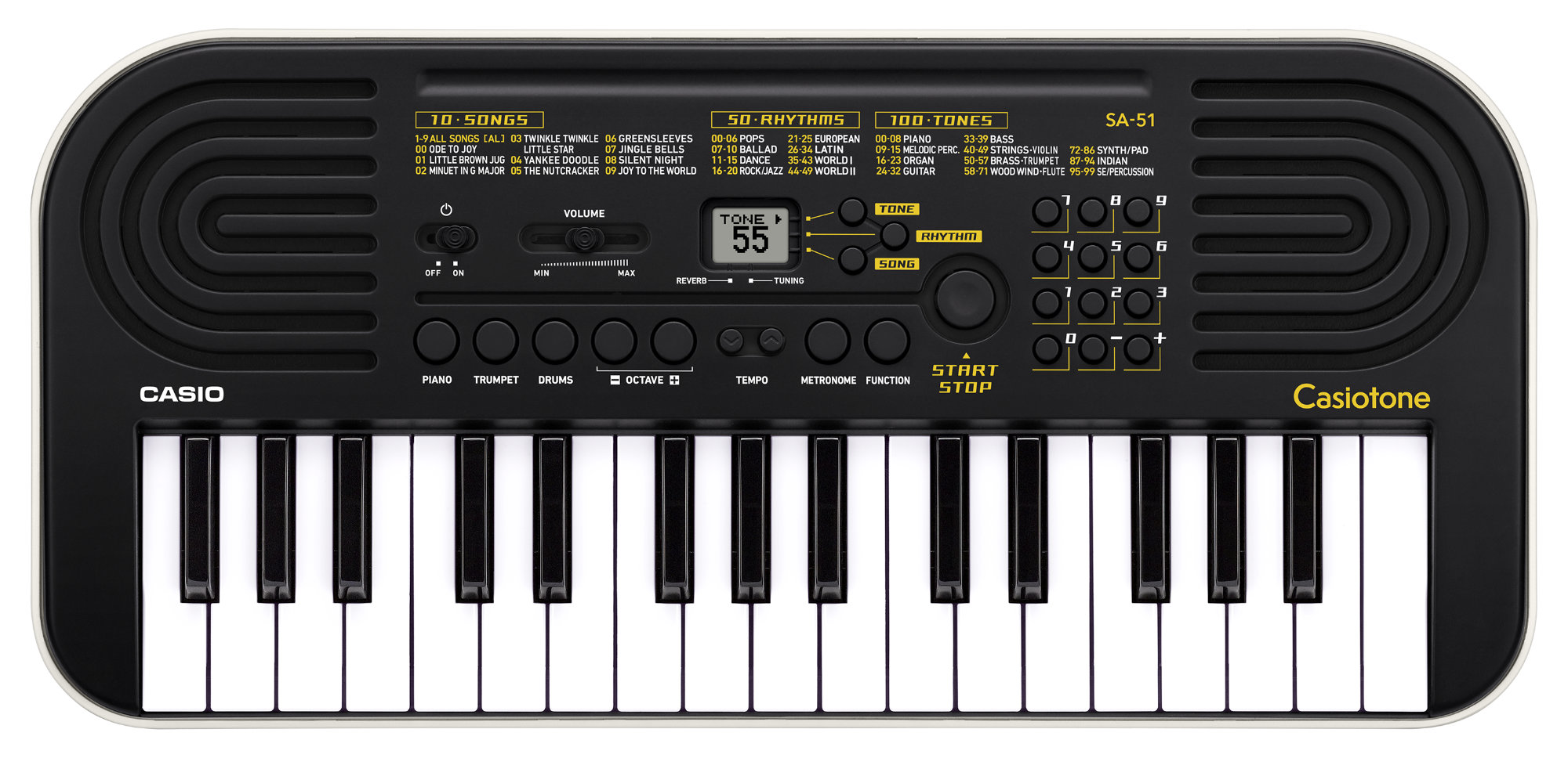 Casio SA-51 Mini Keyboard  - Retoure (Zustand: sehr gut)