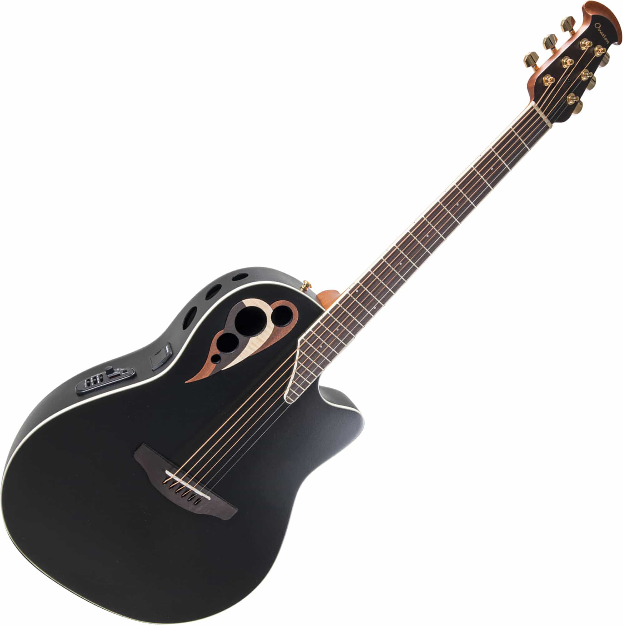 Ovation Celebrity Elite Deluxe CDX40 Deep Contour Black Satin