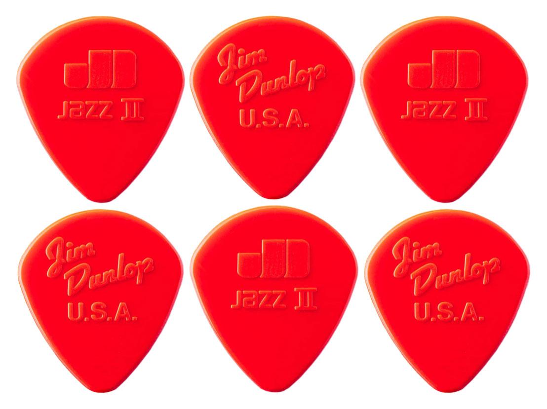 Dunlop Nylon Jazz II Picks 1,18 mm 6er Player's Pack