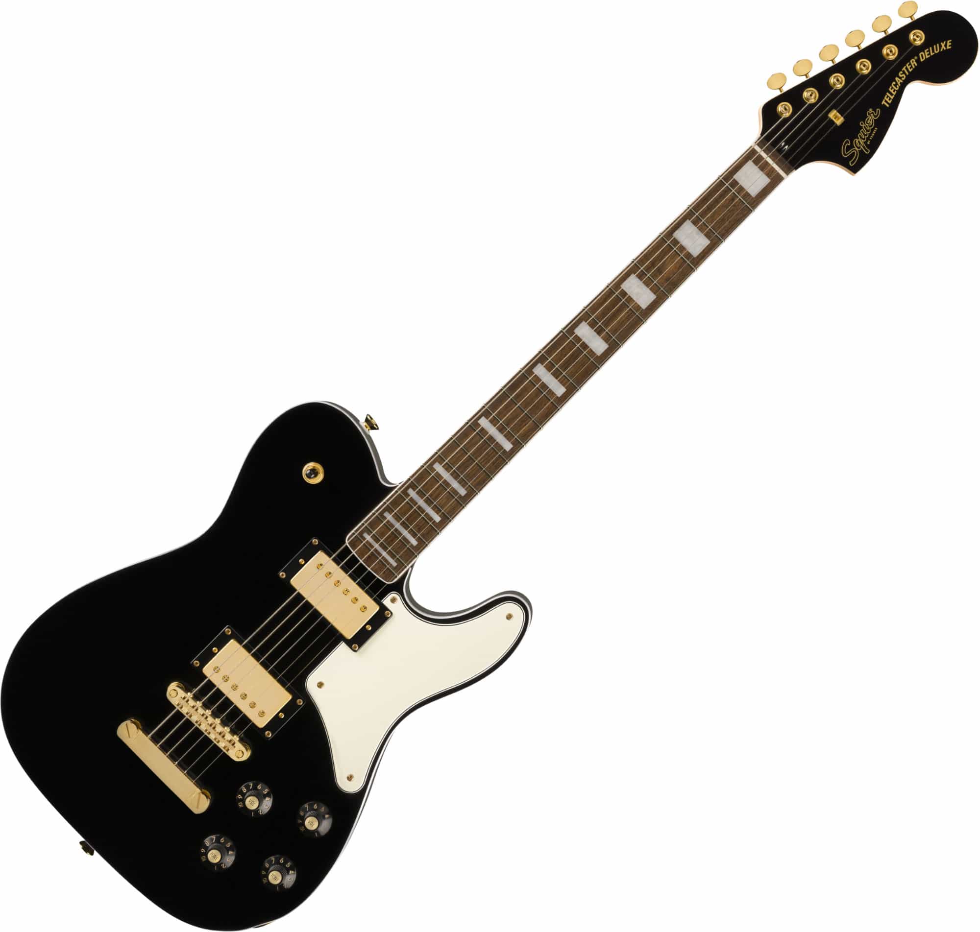 Squier Limited Edition Paranormal Troublemaker Telecaster Deluxe Black  - Retoure (Zustand: sehr gut)