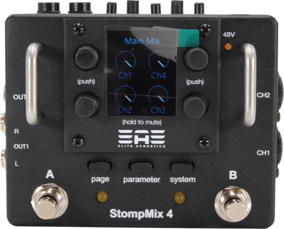 Elite Acoustics Stompmix X4 Effektpedal