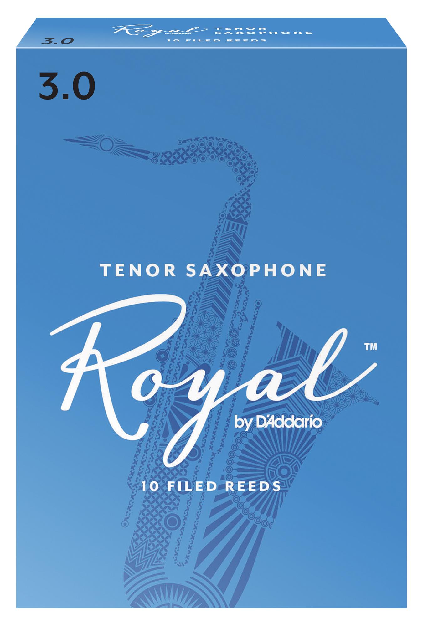 D'Addario Royal 10er Pack Tenorsaxophon Blätter Stärke 3