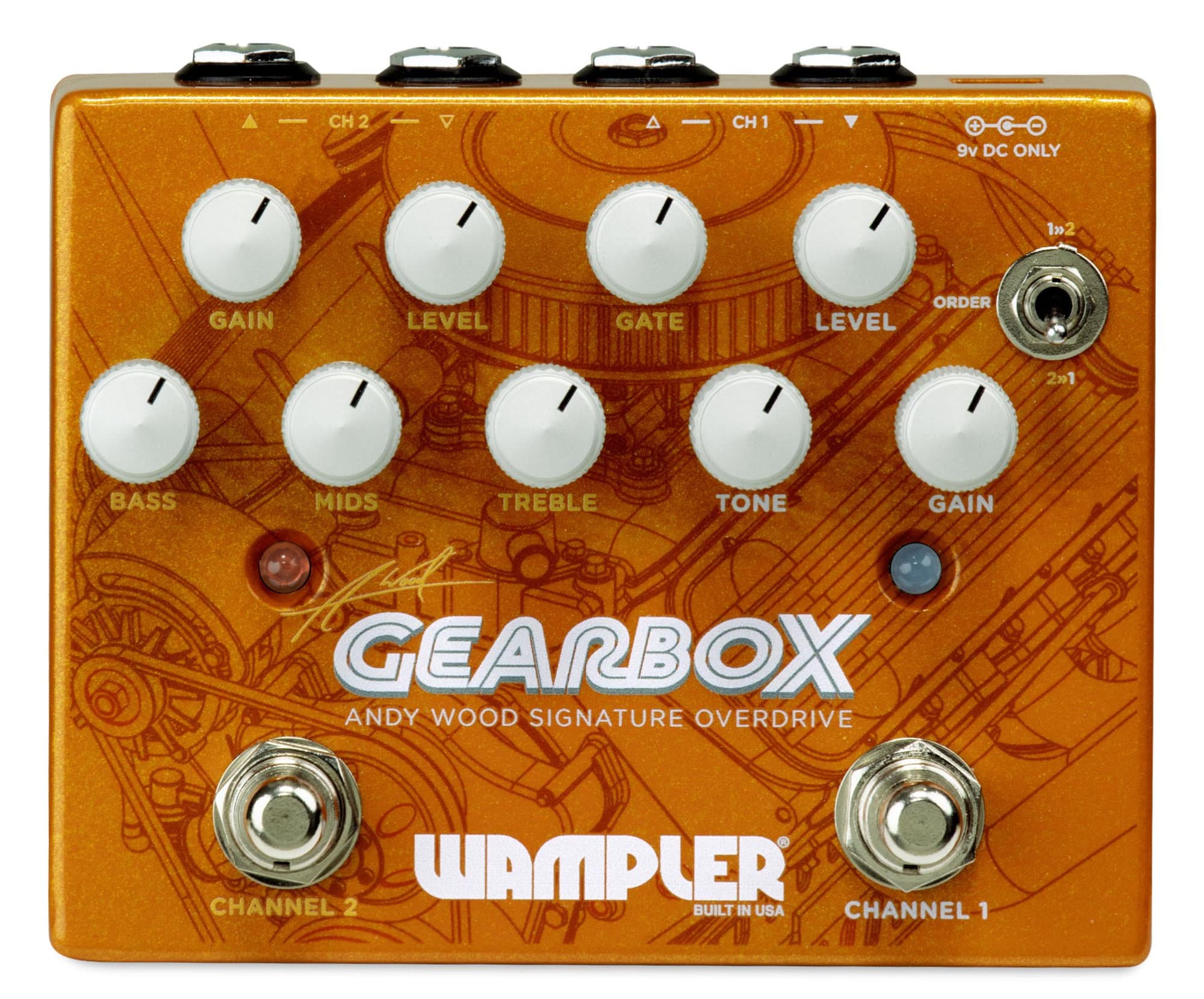 Wampler Gearbox Andy Wood Signature Overdrive Pedal