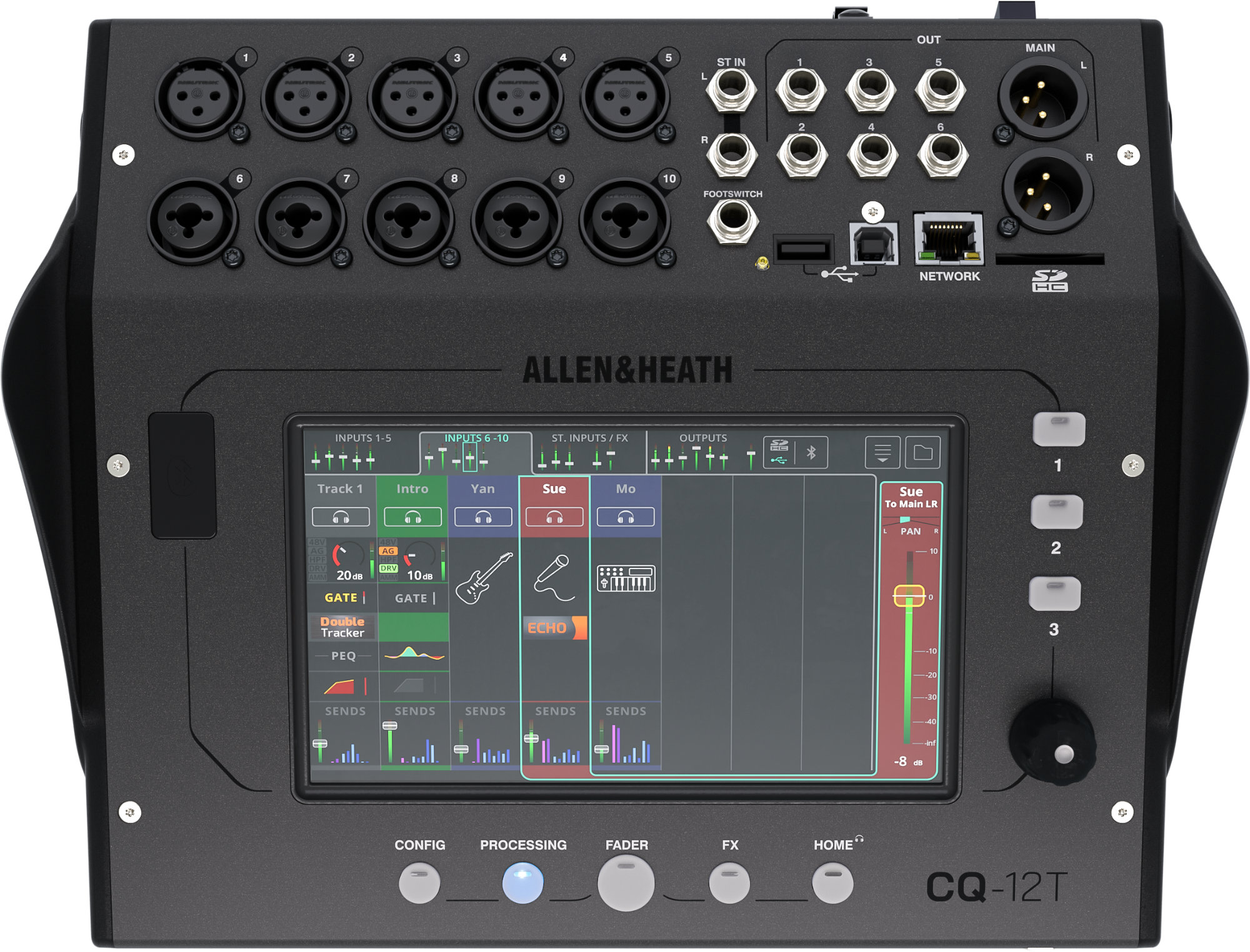 Allen & Heath CQ-12T Digital Mischpult