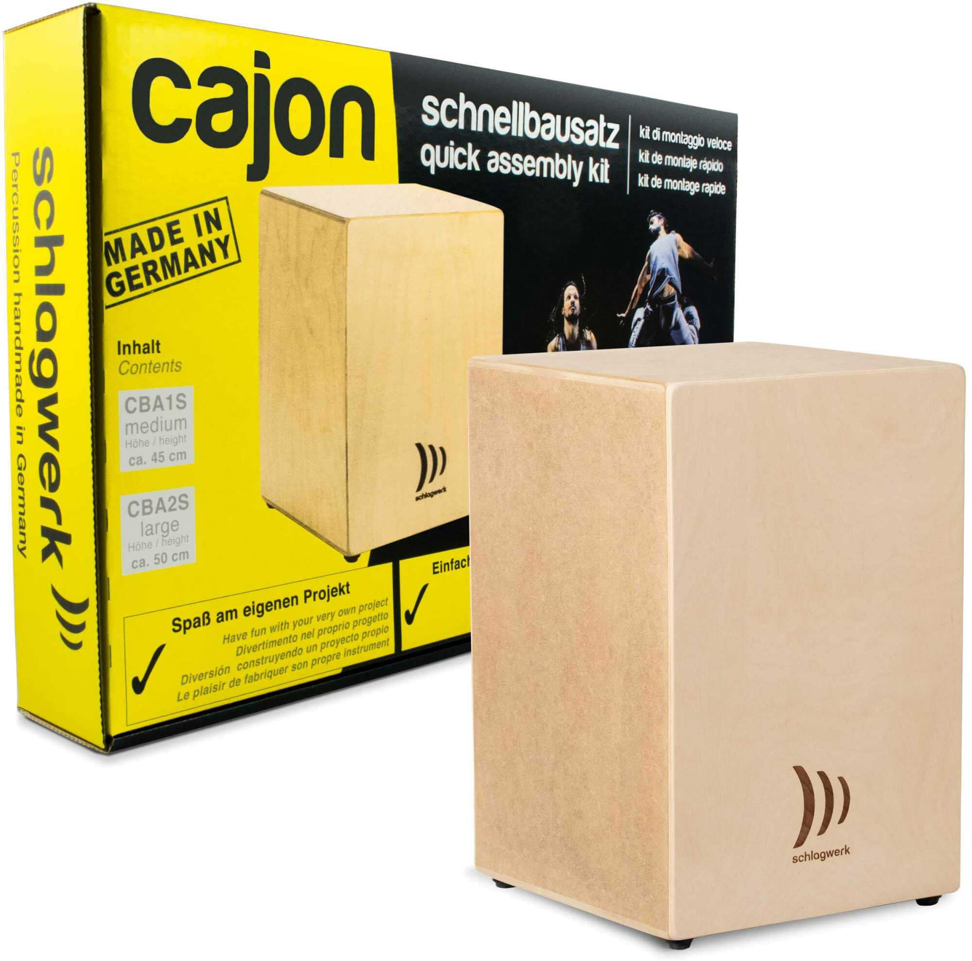 Schlagwerk CBA10S Cajon Schnellbausatz Medium