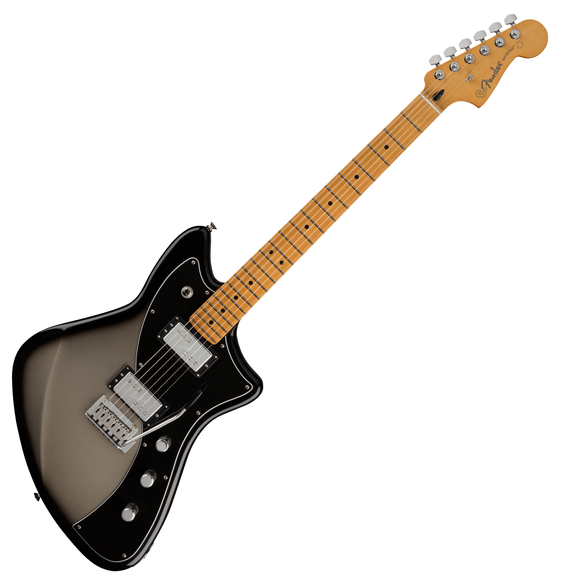 Fender Player Plus Meteora HH Silverburst  - 1A Showroom Modell (Zustand: wie neu, in OVP)