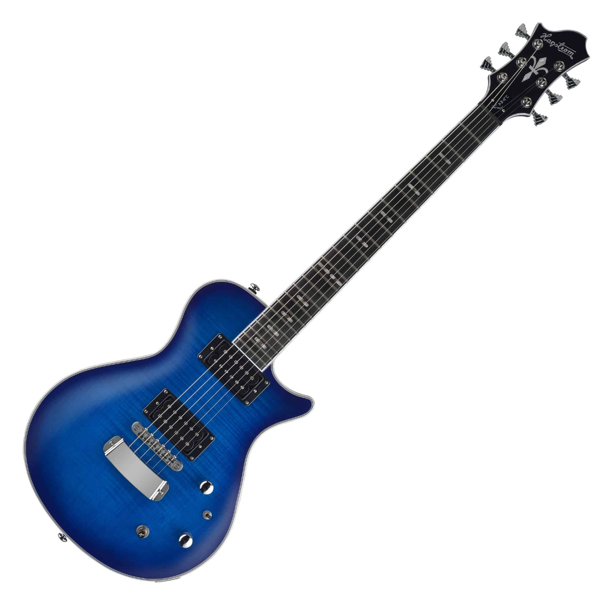 Hagstrom Ultra Swede Worn Denim Burst  - Retoure (Zustand: gut)