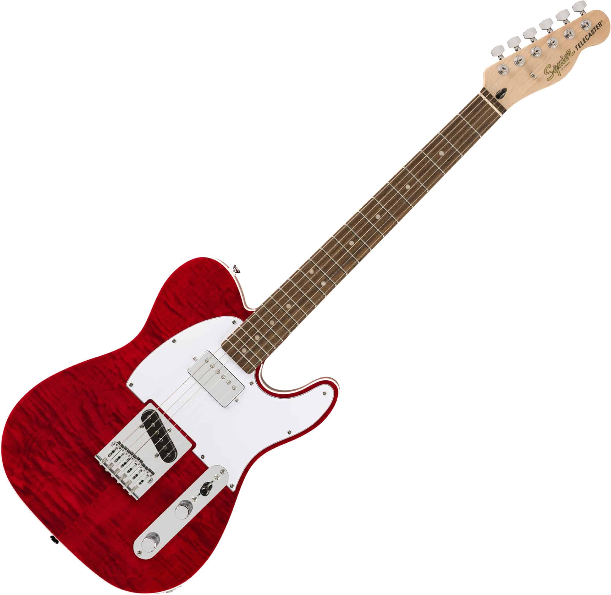 Squier Affinity Series Telecaster FMT SH Crimson Red Transparent