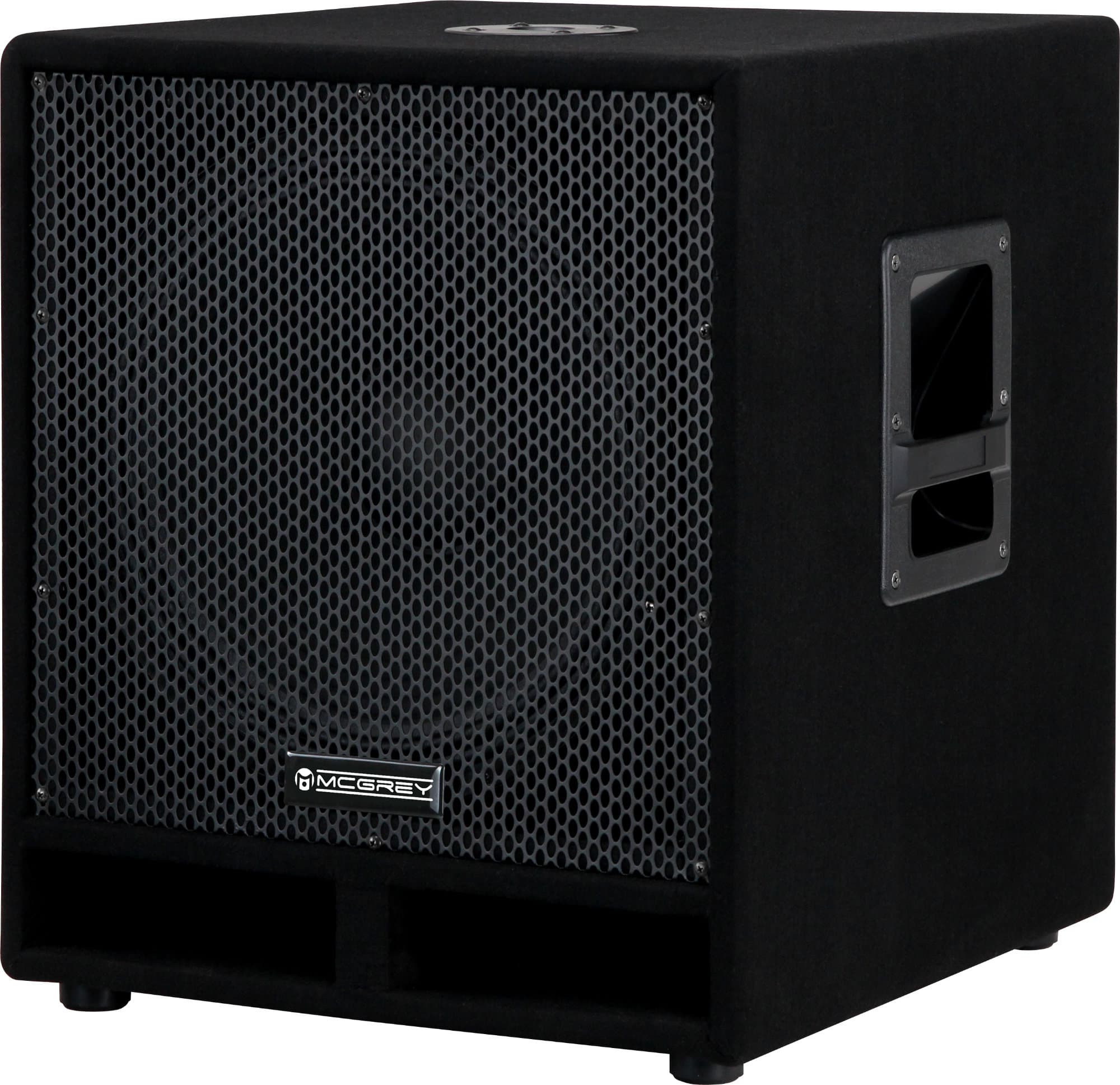 McGrey PAS-115 15" passiver PA Subwoofer Bass Lautsprecher Box 1200 Watt  - Retoure (Zustand: sehr gut)