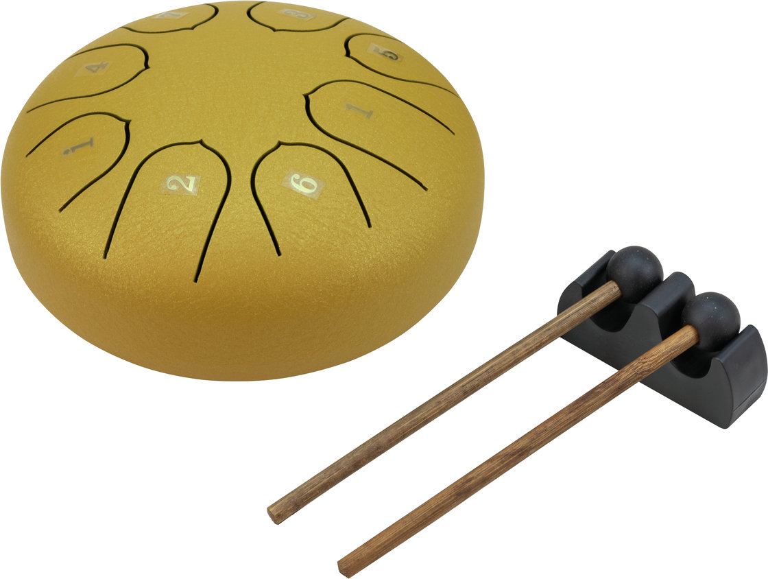 Dimavery TD-8 Steel Tongue Drum gold