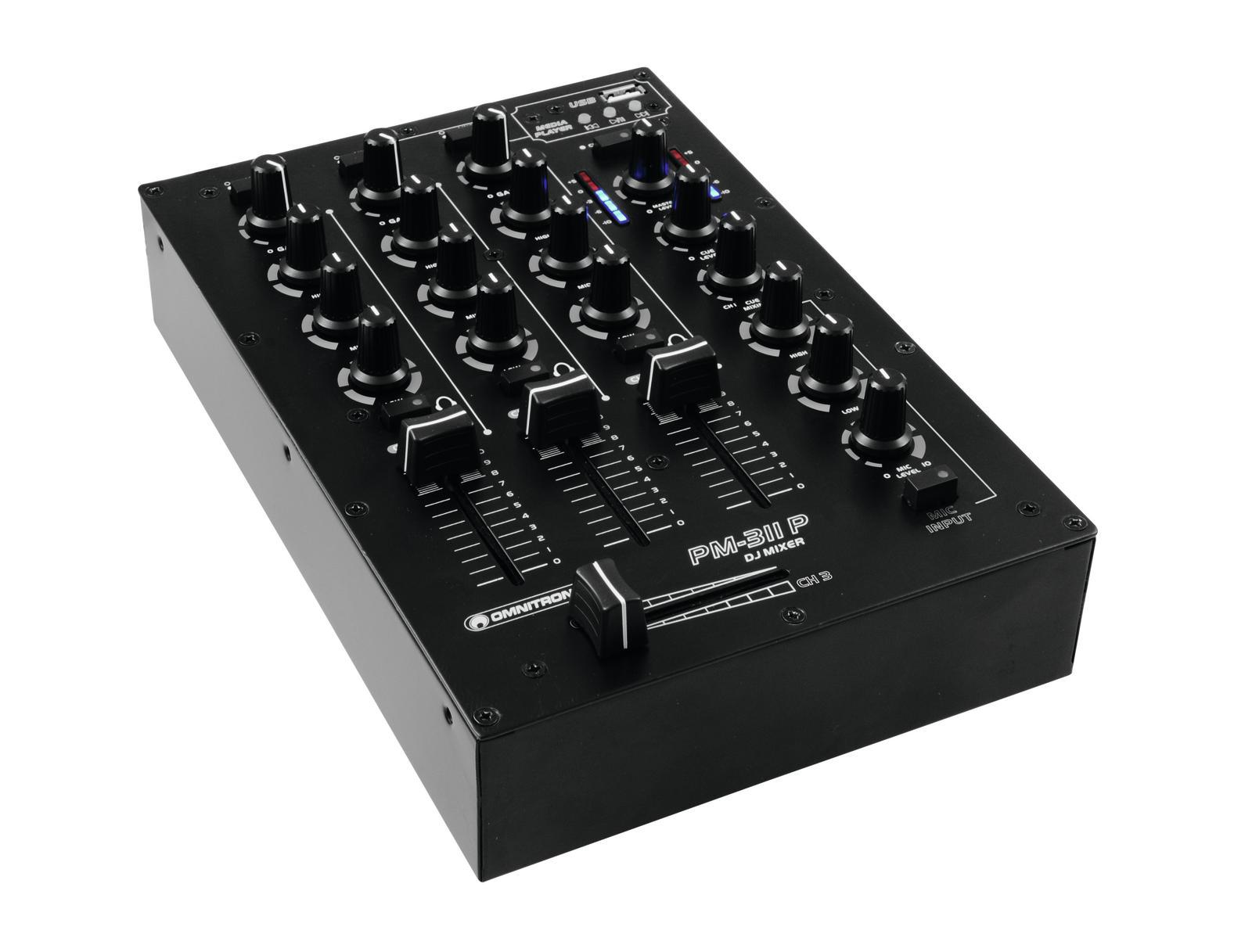 Omnitronic PM-311P DJ Mixer mit Player