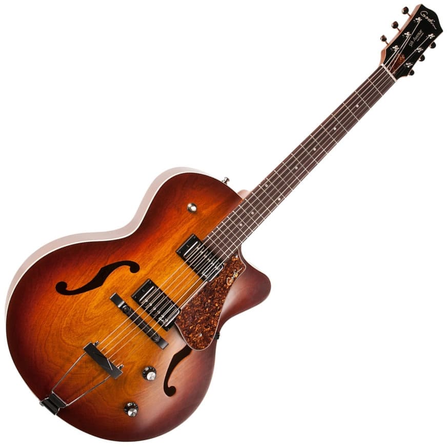 Godin 5th Avenue CW Kingpin II HB Cognac Burst  - Retoure (Zustand: sehr gut)