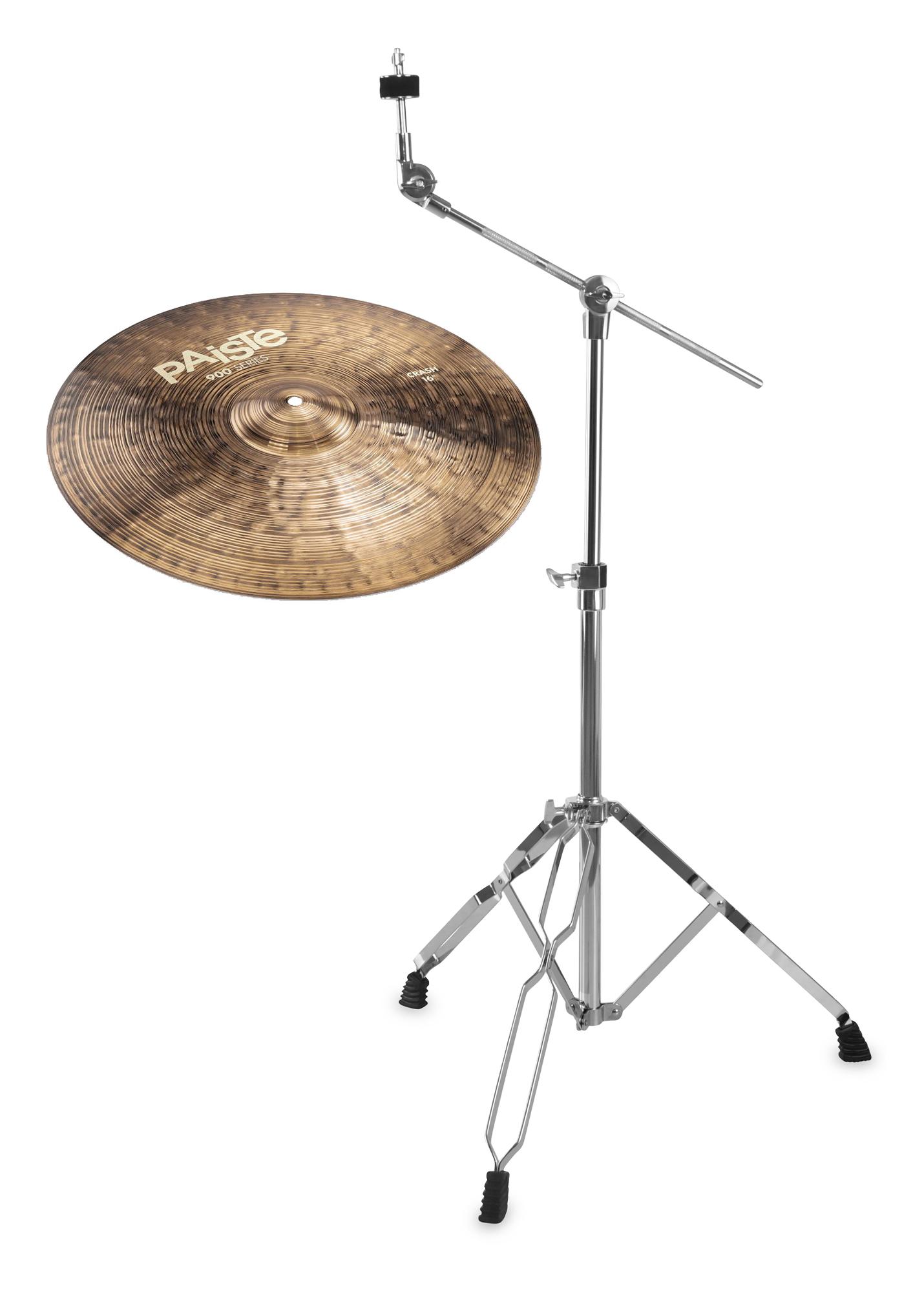 Paiste 900 Series 16" Crash + Galgenbeckenständer SET