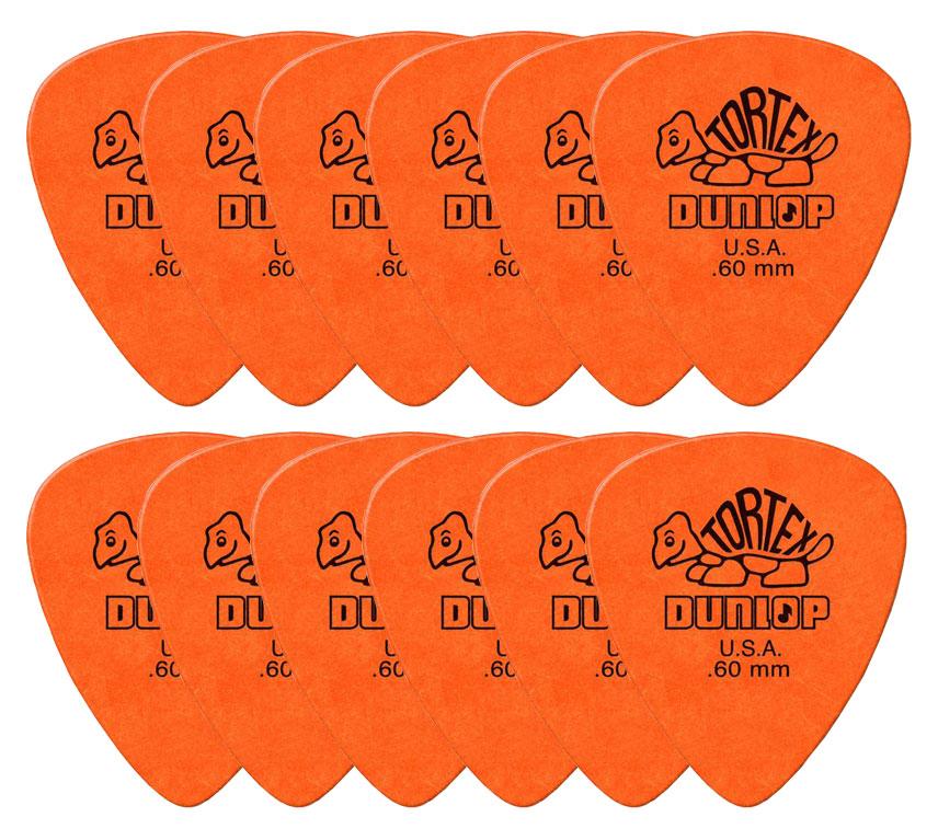 Dunlop Tortex Standard Picks 0,60 mm 12er Player's Pack